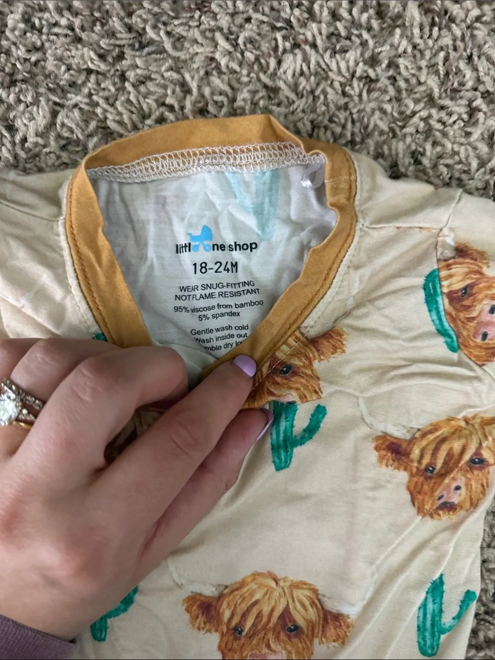 Little One Shop Pajamas - Picture 2 of 2